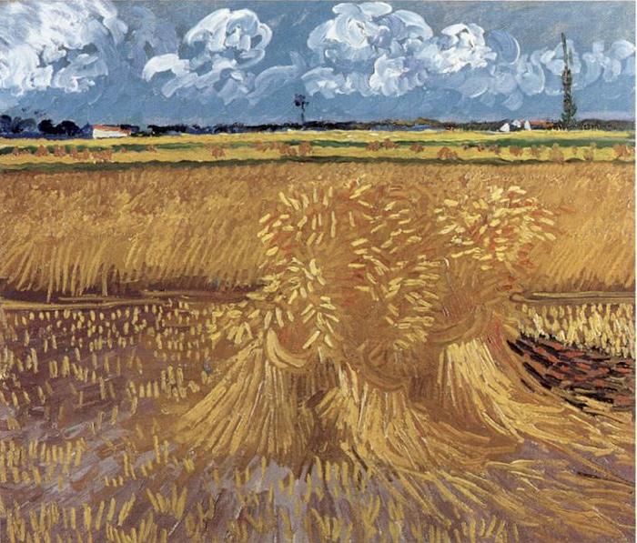 Vincent Van Gogh Wheat Field China oil painting art